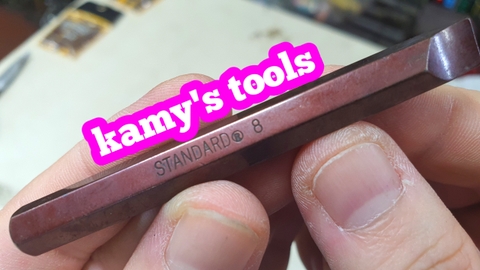 Mũi vít dẹp đóng Standard 8mm loại dài 80mm thép S2 (lẻ 1 cây)