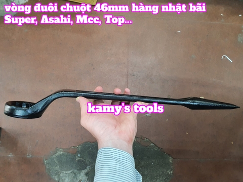 Cờ lê vòng đuôi chuột 46mm Super Asahi Mcc Top hàng Nhật bãi cao cấp