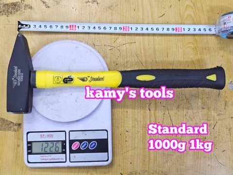 Búa đầu vuông dẹp cán cao su Standard 300g 500g 800g 1000g MA#940300 MA#940500 MA#940800 MA#941000