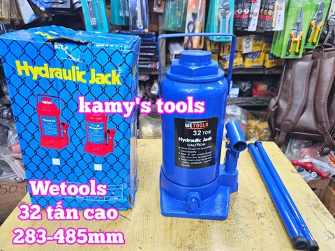 Kích con đội thuỷ lực 32 tấn cao Wetools WT0232 283mm-468mm