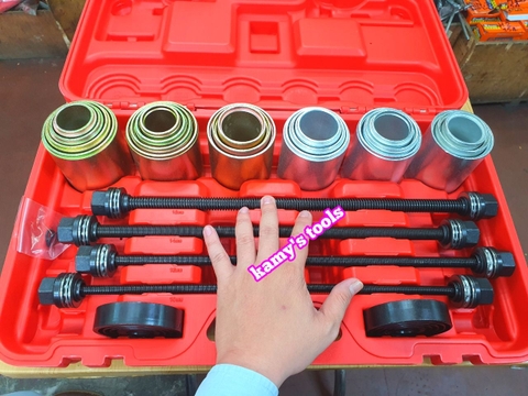 Bộ cảo vam ép cao su càng A cao su chân máy 26 chi tiết, dụng cụ cảo bạc đạn vòng bi kamytools