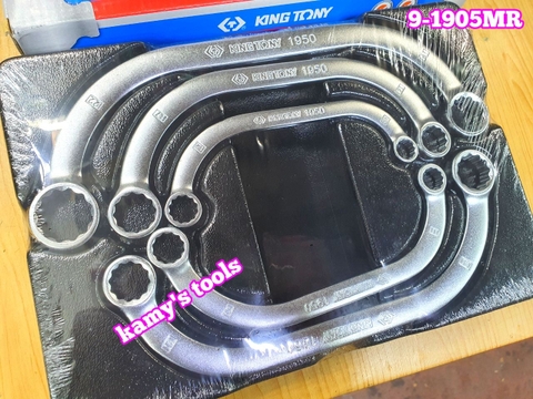 Bộ cờ lê 2 đầu vòng trái me Kingtony 9-1905MR 5 chi tiết từ 10-22mm