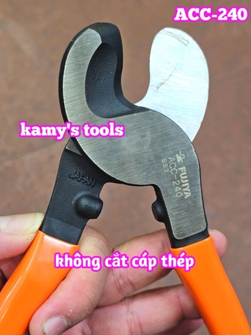 ACC-240 Kìm cắt cáp Fujiya dài 240mm cáp điện IV đồng nhôm 38mm2 hay 13.6mm