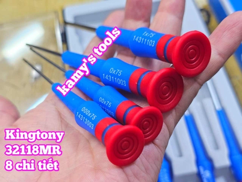Bộ tua vít điện tử 8 chi tiết Kingtony 32118MR