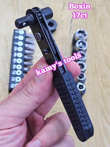 Bộ tuýp vít tự động đảo chiều Boxin 17 chi tiết BX-48405