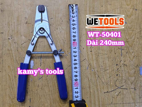 Kìm xoay mở piston phanh thắng đĩa heo dầu xe máy Wetools WT-50401 dài 240mm