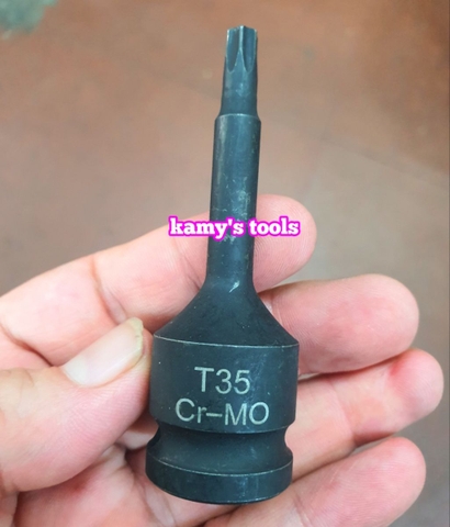 Đầu tuýp lú đầu bông sao 1/2 inch dài 78mm T25 T27 T30 T35