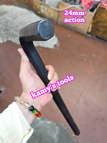 Lục giác 24mm thép đen cao cấp dài 470mm Action