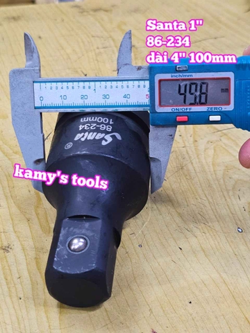 Cần tuýp nối khúc nối 1 inch Santa thép đen 4 inch 100mm 86-234