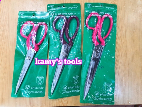Kéo cắt vải nhơn hòa nguyễn đình inox thép không rỉ 10 inch 11 inch 12 inch