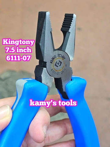 Kìm điện 7.5 inch Kingtony 6111-07 dài 180mm
