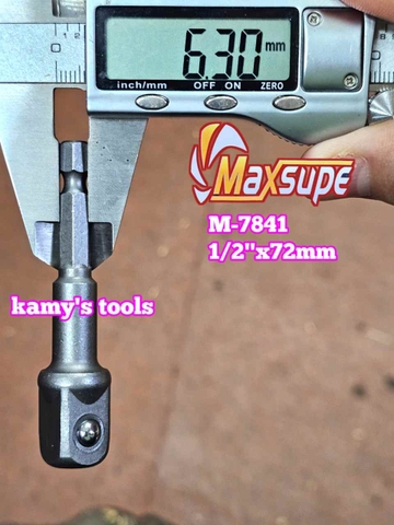 Đầu chuyển tuýp từ bắn vít sang bulong 1/4 inch và 1/2 inch Maxsupe M-7840 M-7841