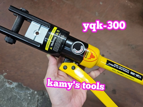 Kìm ép cos thủy lực YQK-300 16-300mm2 Manniu, kìm bấm cos Fresship Extra