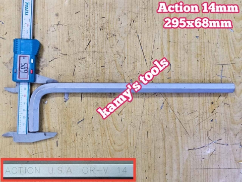 Lục giác đầu bằng Action 14mm dài 295mm ACHW-2914