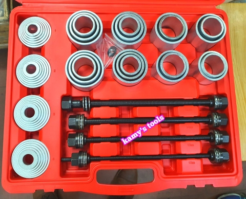 Bộ dụng cụ vam cảo ổ bi bạc đạn bánh trước 28 chi tiết kamytools