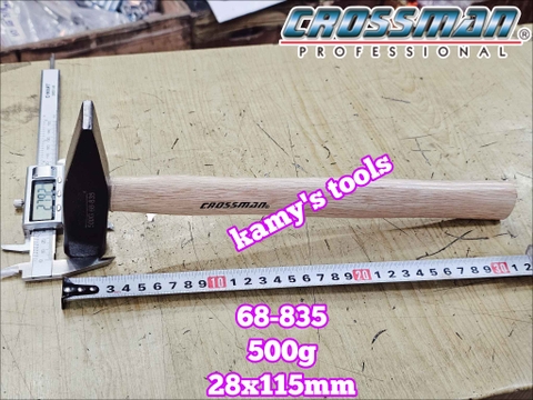 Búa đầu vuông dẹp cán gỗ Crossman 300g 500g 600g model 68-833 68-835 68-836