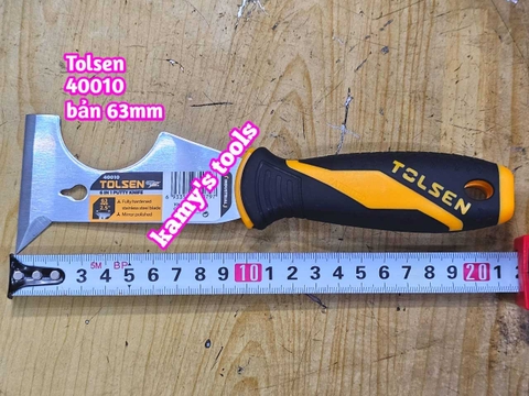 Dụng cụ dao cạo ron đa năng 6 trong 1 Tolsen 40010 dài 215mm bản 63mm