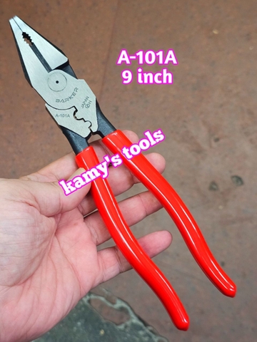 Kìm điện có bấm cos 9 inch 225mm Barker A-101A