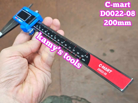 Thước cặp điện tử 200mm C-mart D0022-08, thước kẹp điện tử