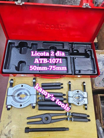 Bộ cảo bạc đạn 2 đĩa 50mm-75mm Licota ATB-1071