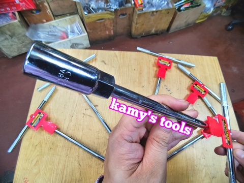 Cần tuýp chữ T lục giác Hotssman lọt lòng 21mm cỡ 8mm 10mm 12mm 13mm 14mm