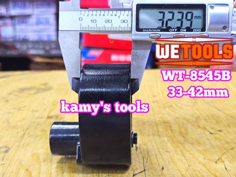 Vam cảo rotuyn lái trong tháo lắp thanh lái trong dạng con lăn Wetools WT-8545B mở từ 33-42mm