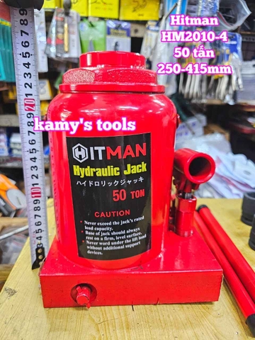 Kích con đội thuỷ lực 50 tấn (30 tấn) Hitman HM2010-4 cao 250-415mm
