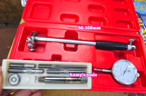 50-160mm Đồng hồ đo lỗ trong xy lanh chính xác độ sai số 0.01mm