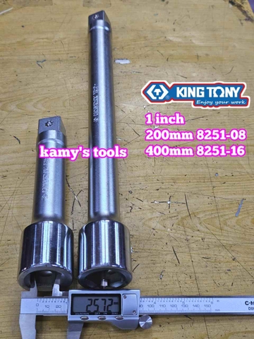 Cần nối khúc nối tuýp 1 inch Kingtony dài 8 inch 16 inch 8251-08 8251-16