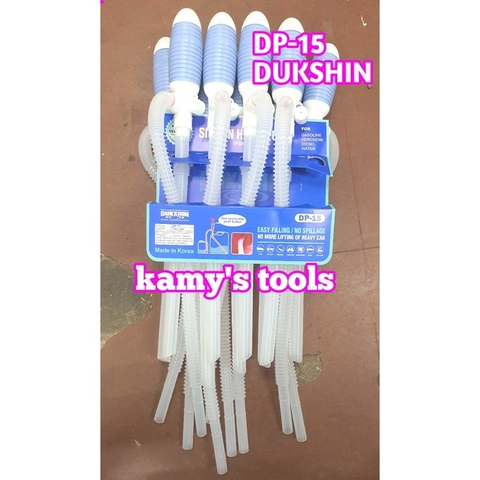 Ống bơm hút xăng dầu cầm tay bằng nhựa DP-15 DUKSHIN Hàn Quốc