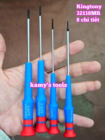 Bộ tua vít điện tử 8 chi tiết Kingtony 32118MR