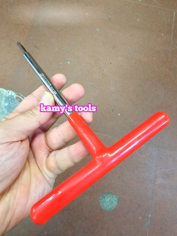 Lục giác cán chữ T Hotssman thép S2 4mm 5mm 6mm dài 230mm