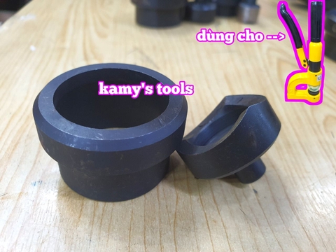 Khuôn đột lỗ tôn tròn 16mm 18mm 20mm 22mm 25mm 28mm 32mm dùng cho SYD-25 SYD-32