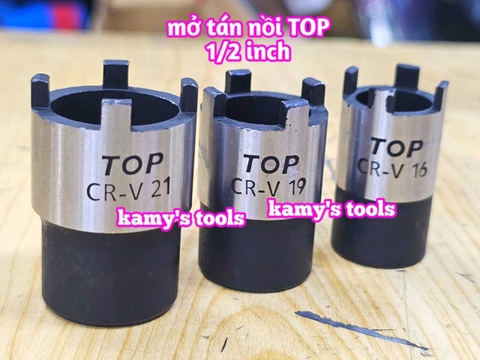 Dụng cụ mở tán nồi côn xe gắn máy 1/2 inch TOP 16mm 19mm 21mm đầu tuýp đầu khẩu mở nồi côn