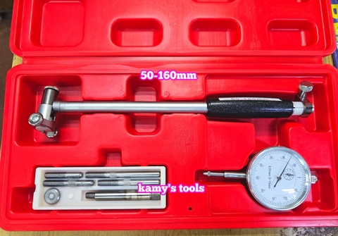 50-160mm Đồng hồ đo lỗ trong xy lanh chính xác độ sai số 0.01mm