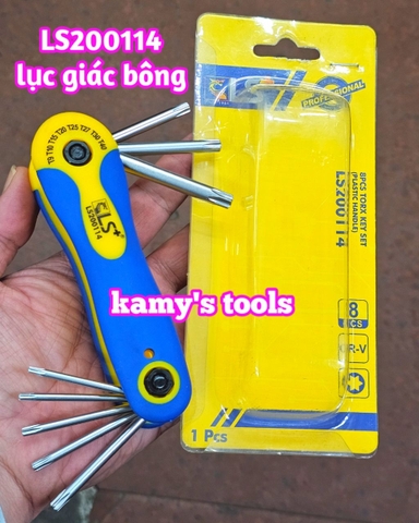 Bộ lục giác và bộ lục giác sao hoa thị xếp gọn bỏ túi 8 cây LS+ LS200113 và LS200114