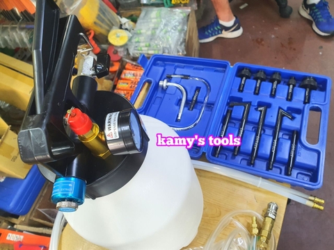 13 chi tiết bình bơm dầu hộp số tự động ô tô bằng khí nén bình 6 lít kamytools