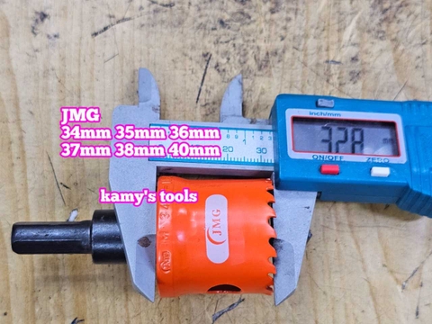 Mũi khoét lỗ kim loại JMG 34mm 35mm 36mm 37mm 38mm 40mm