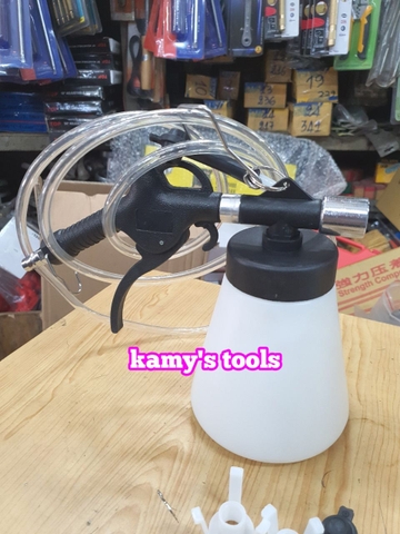 Bình hút dầu thắng, bộ hút xả gió thắng đĩa xe máy xe ô tô 0.75 lít khí nén Trigoldte