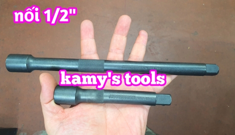 Cần Nối, Khúc Nối Tuýp 1/2 inch Hotssman 75mm 125mm 250mm xi đen, Cần Tuýp Nối 1/2