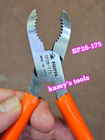 SP26-175 Kìm vặn đầu ốc vít bị hư đầu Fujiya 7 inch 175mm mở từ M2-M6