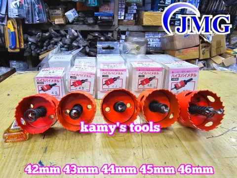 Mũi khoét lỗ kim loại HBM JMG 42mn 43mm 44mm 45mm 46mm HBM-42 HBM-43 HBM-44 HBM-45 HBM-46