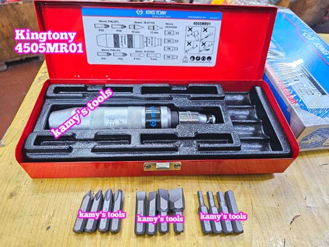 Bộ tua vít đóng tự động Kingtony 14 chi tiết 4505mr01, tô vít đóng