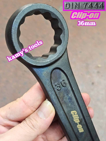 Cờ lê vòng đóng 36mm DIN7444 Clip-On CLO-22036