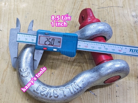Ma ní omega 8.5 tấn 1 inch đường kính ty ren 28mm