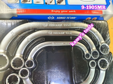 Bộ cờ lê 2 đầu vòng trái me Kingtony 9-1905MR 5 chi tiết từ 10-22mm