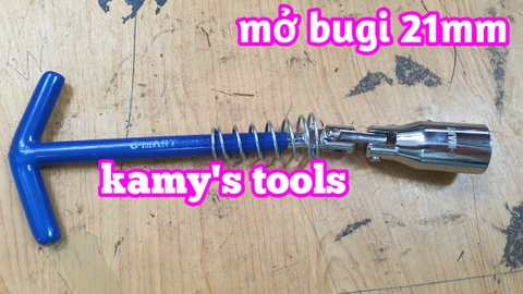 Tay mở bugi 21mm đầu bẻ Cmart model F0297-21