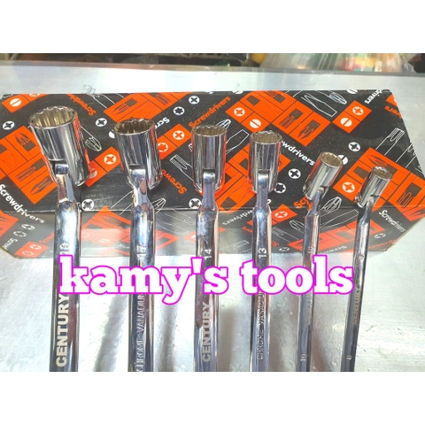 Cờ lê miệng và ống điếu lắc léo Century 8mm 9mm 10mm 12mm 13mm 14mm 17mm 19mm