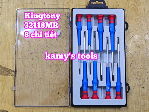 Bộ tua vít điện tử 8 chi tiết Kingtony 32118MR
