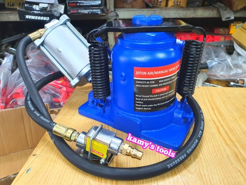 Kích con đội thủy lực dùng hơi 20 tấn 178mm-328mm cao cấp Kamytools